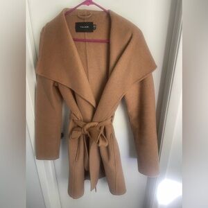 Tahari Wool Coat Camel